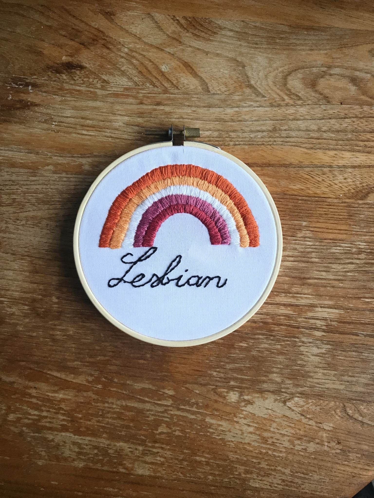 Image of Lesbian Pride Embroidery
