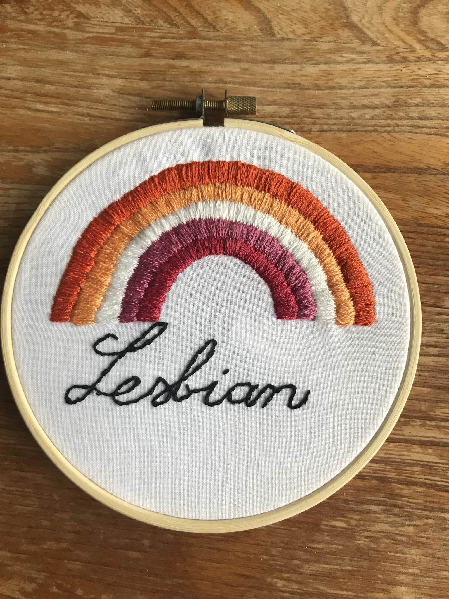 Image of Lesbian Pride Embroidery